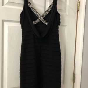Black cocktail dress